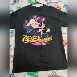 Vintage Y2K 2001 Charlie Daniels band tour T-shirt size large